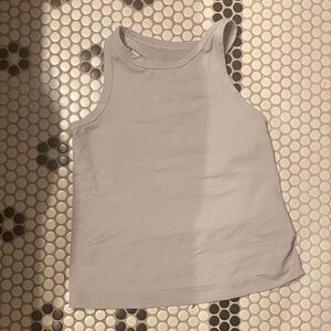 lululemon athletica light gray tank top